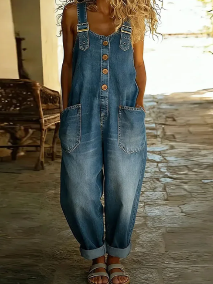 Charlotte | Denim Overalls