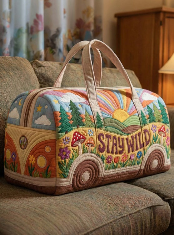Faye | Quilted Travel Duffle Bag