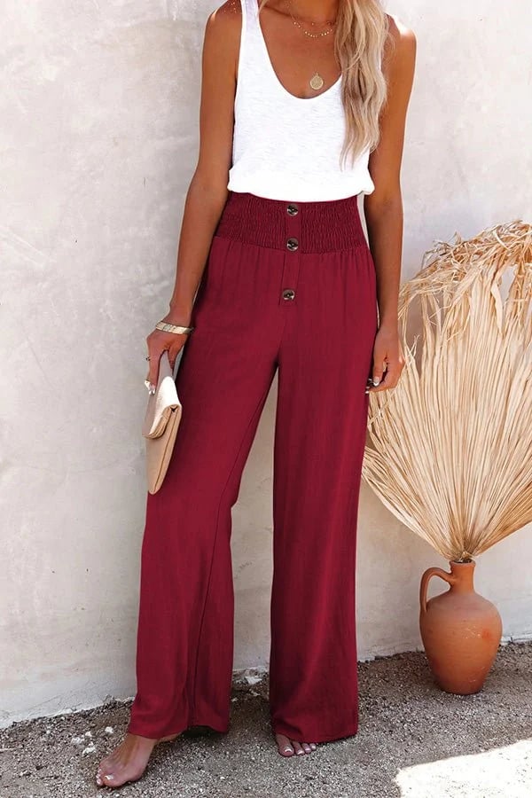 Margot | Wide-Leg Linen Pants