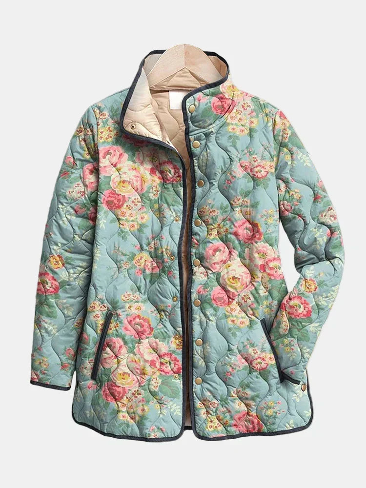 Carolyn™ | Quilted Floral Jacket