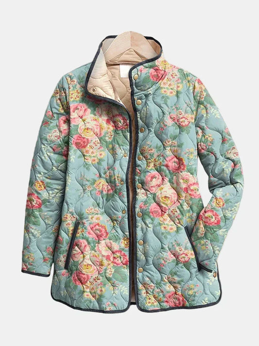 Carolyn™ | Quilted Floral Jacket