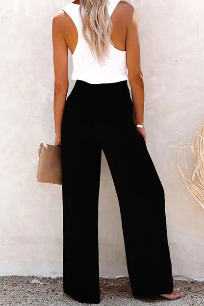 Margot | Wide-Leg Linen Pants