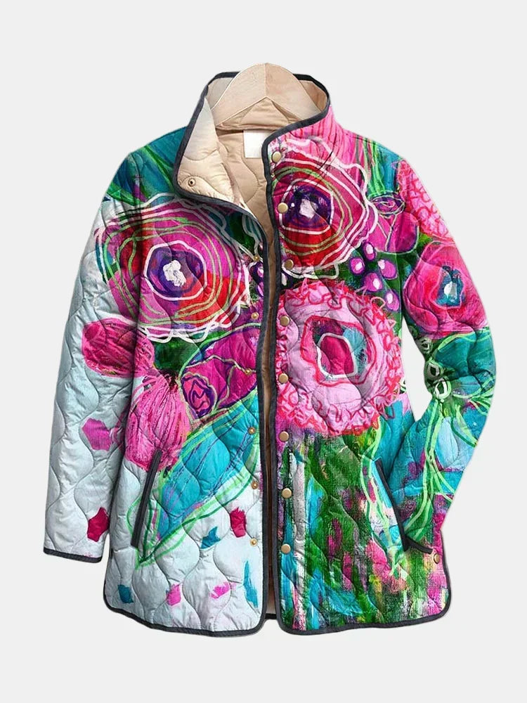 Heather™ | Floral Quilted Jacket
