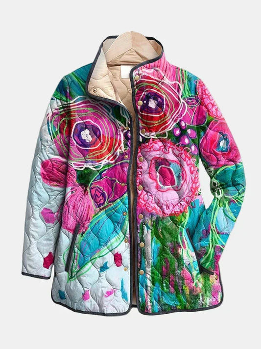 Heather™ | Floral Quilted Jacket