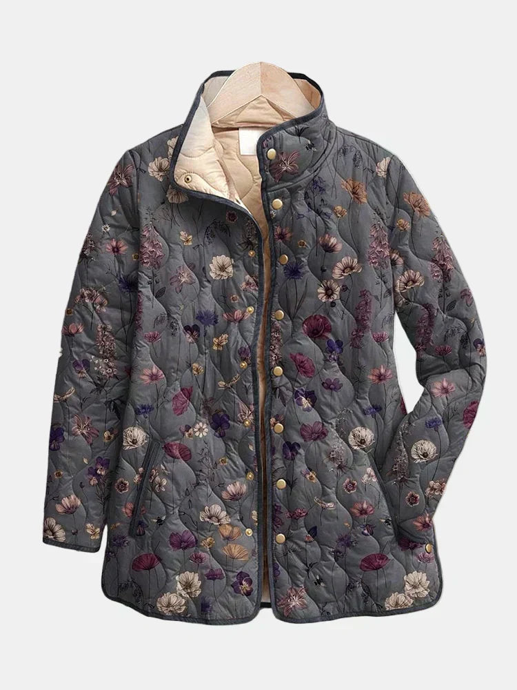 Valerie™ | Vintage Floral Quilted Jacket