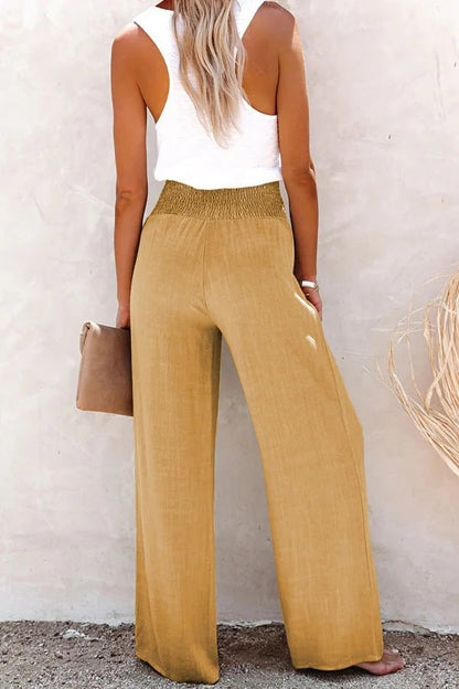 Margot | Wide-Leg Linen Pants