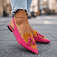 Pink and mustard