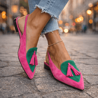 Pink and green