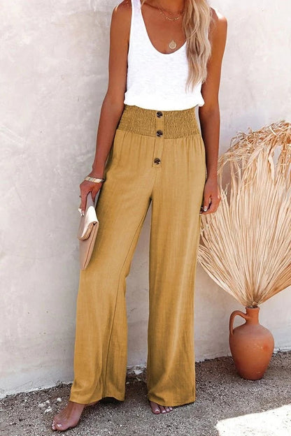 Margot | Wide-Leg Linen Pants