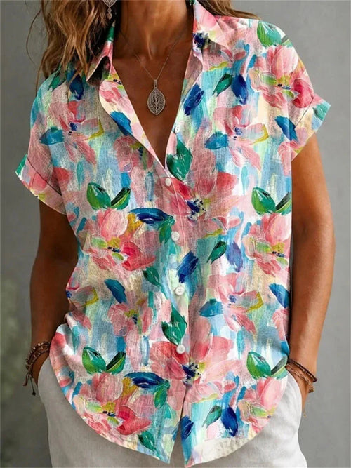 Mila™ | Colorful Floral Blouse