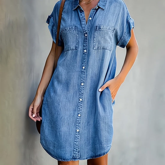 Saylor™ Button-Down Shirt Dress
