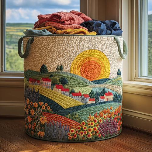 Tansy | Golden Sunset Village Laundry Basket