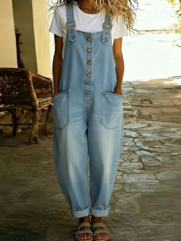 Charlotte | Denim Overalls