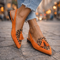 Orange and leopard