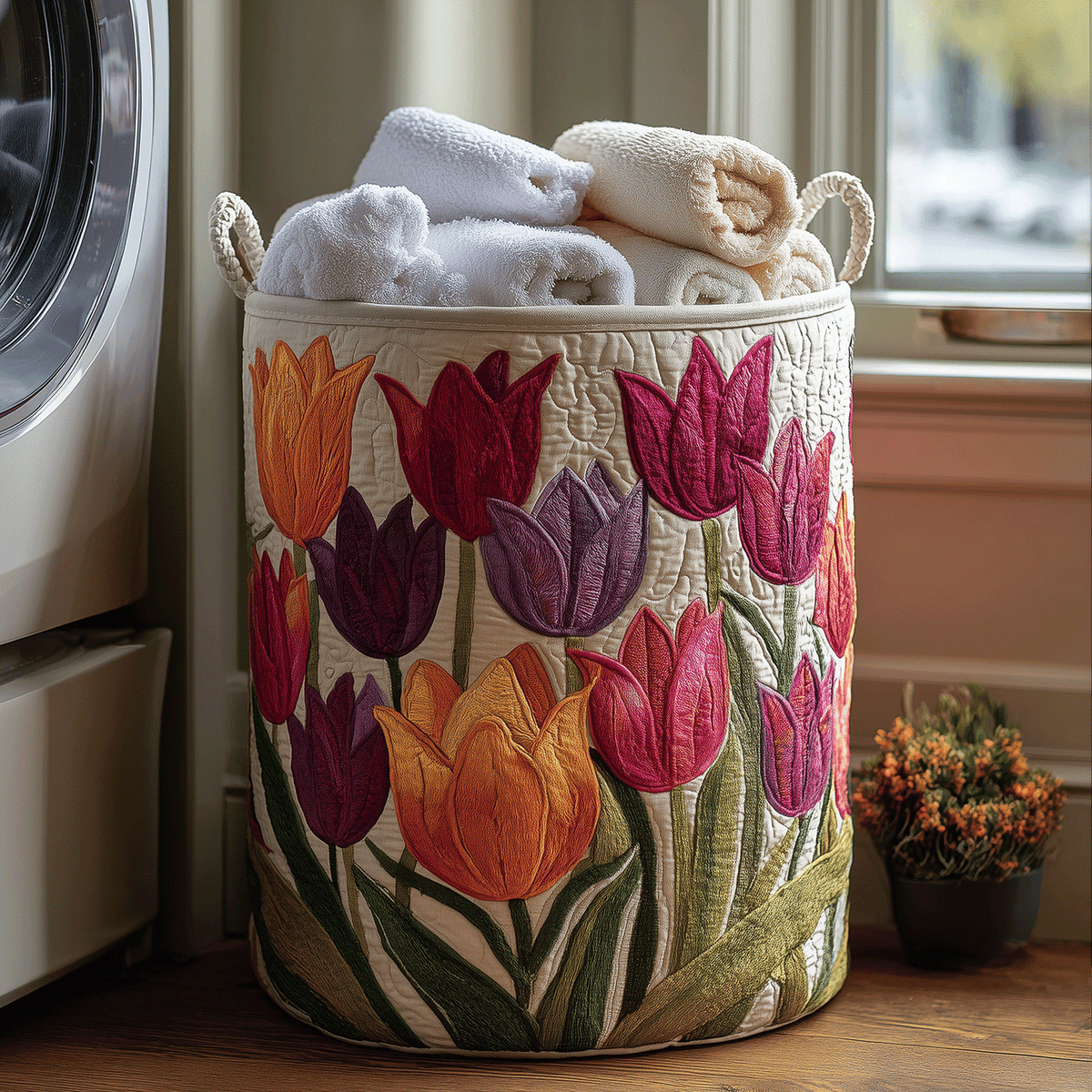 Poppy | Tulip Joy Laundry Basket