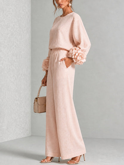 Nora | Floral Cuff Two-Piece Set