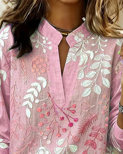 Liliane™ | Botanical Print Blouse