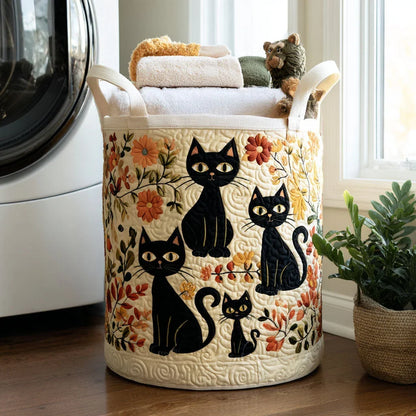 Tabitha | Autumn Blossom Cats Laundry Basket
