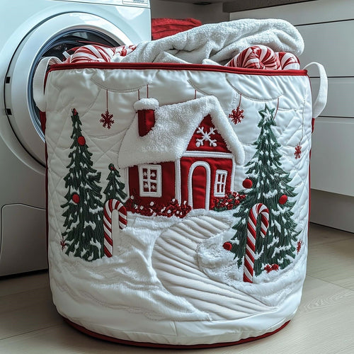 Sugar | Candy Cane Cottage Laundry Basket