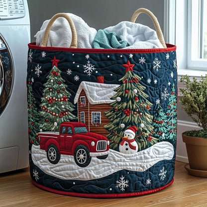 Noelle | Christmas Cabin Pickup Laundry Basket