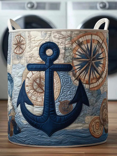 Skipper | Compass Anchor Laundry Basket