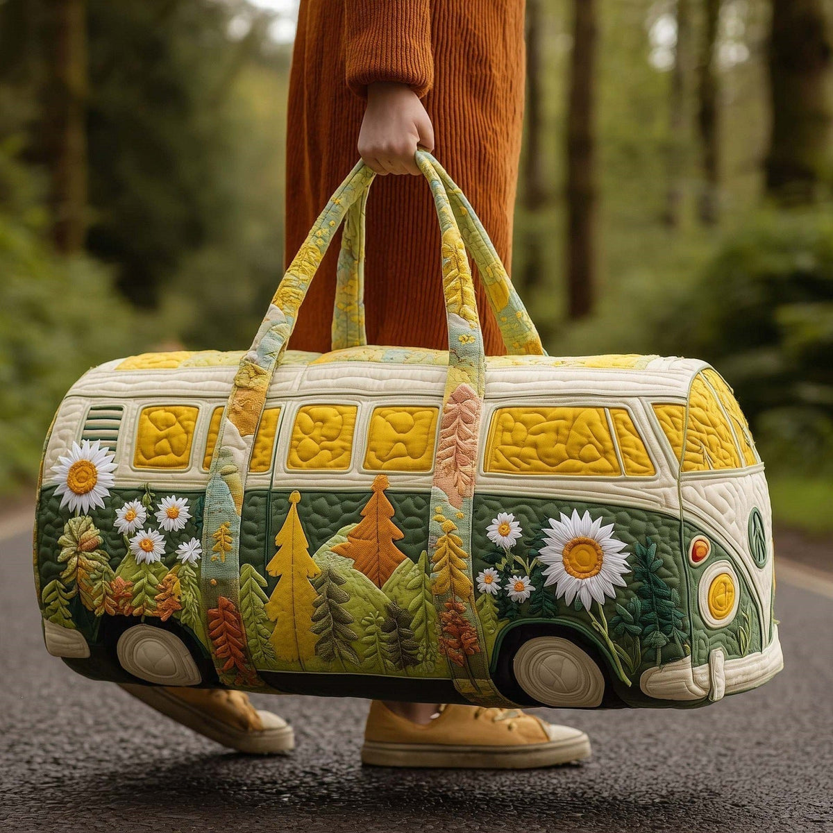 Glenda | Quilted Travel Duffle Bag