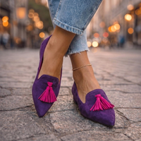 Purple and rose