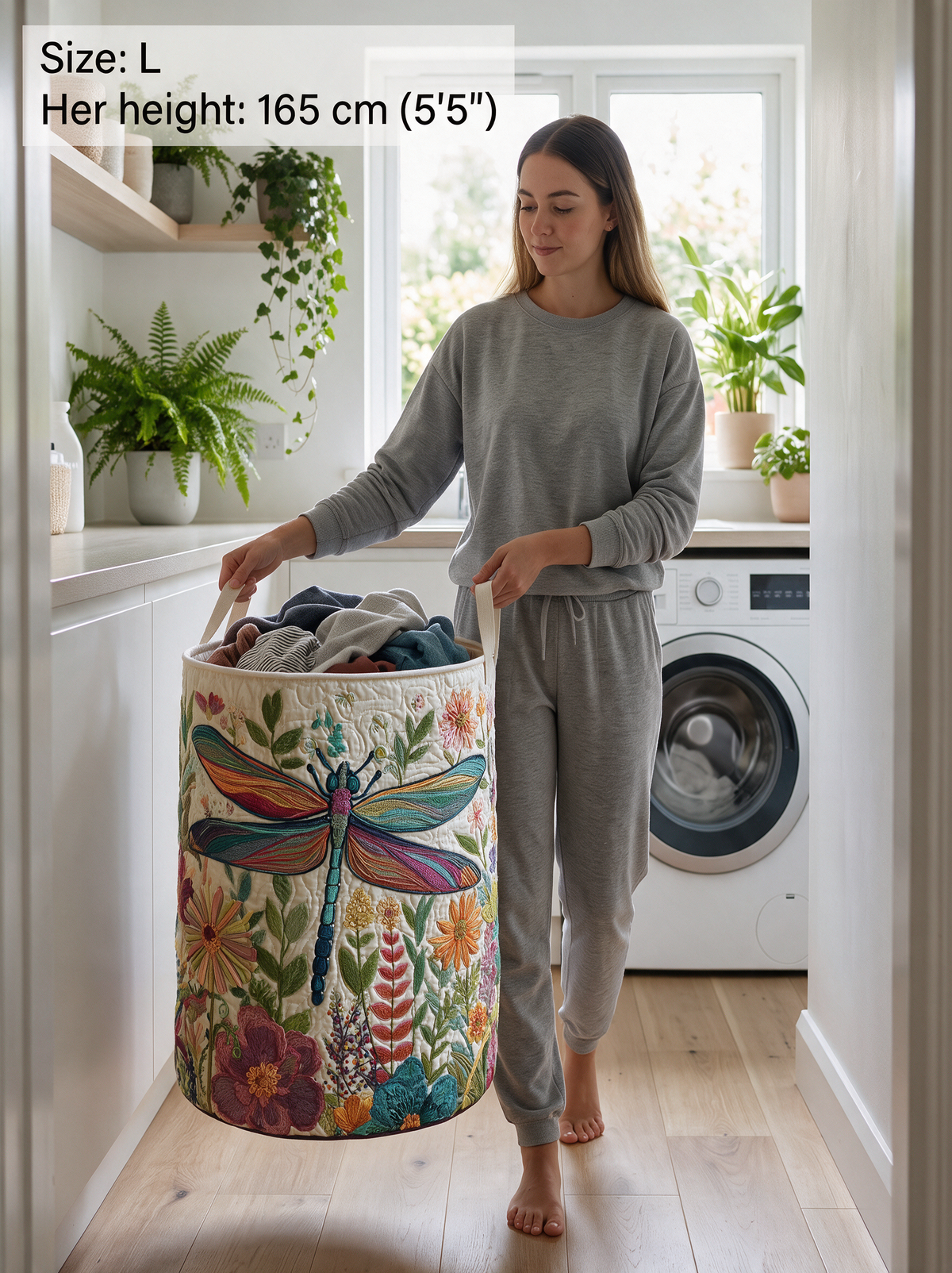 Mily | Dragonfly Garden Laundry Basket