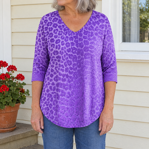 Ella vintage casual t-shirt worn by an Australian woman