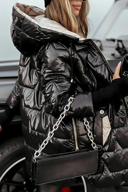 Leviana™ - Long Quilted Jacket