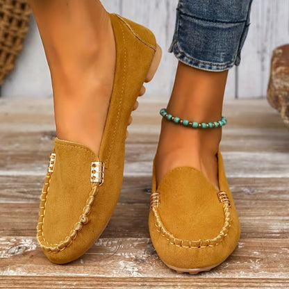 Gwen™ | Metal Stitch Comfort Loafers