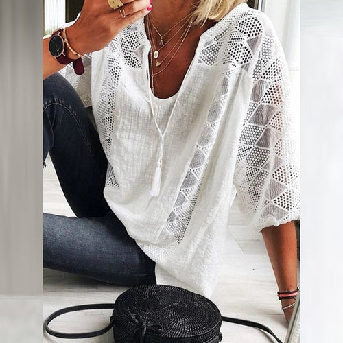 Una | Breezy Cotton Blouse
