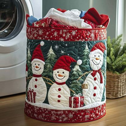 Belle | Merry Snowman Trio Laundry Basket