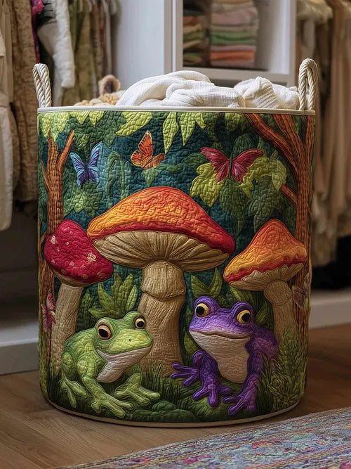 Bonnie | Mushroom Garden Laundry Basket