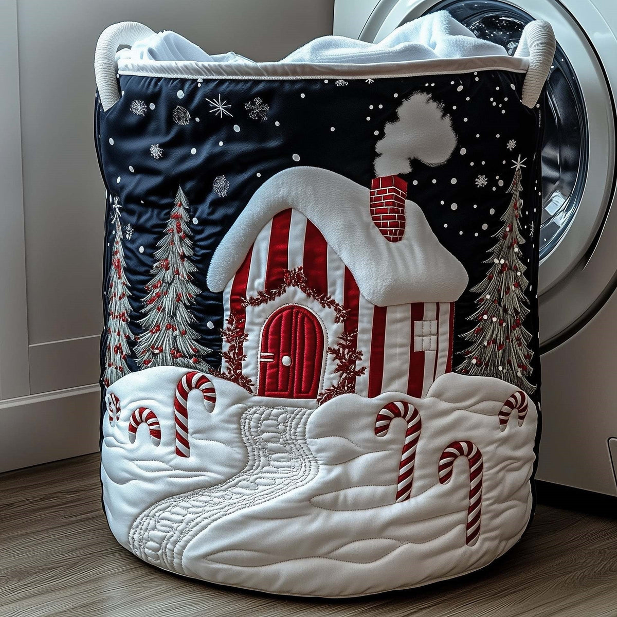 Minty | Peppermint Lane Laundry Basket