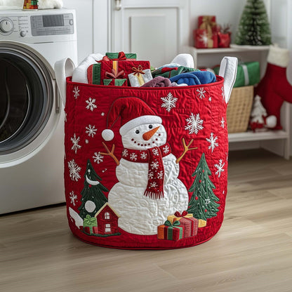Frosty | Scarlet Snowman Laundry Basket